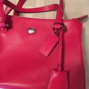 Coach Bag Red Leather